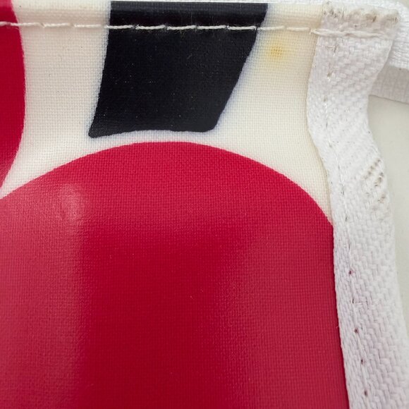 NWT MARIMEKKO Red White Unikko Poppy Cosmetic Bag Pouch - Picture 11 of 12